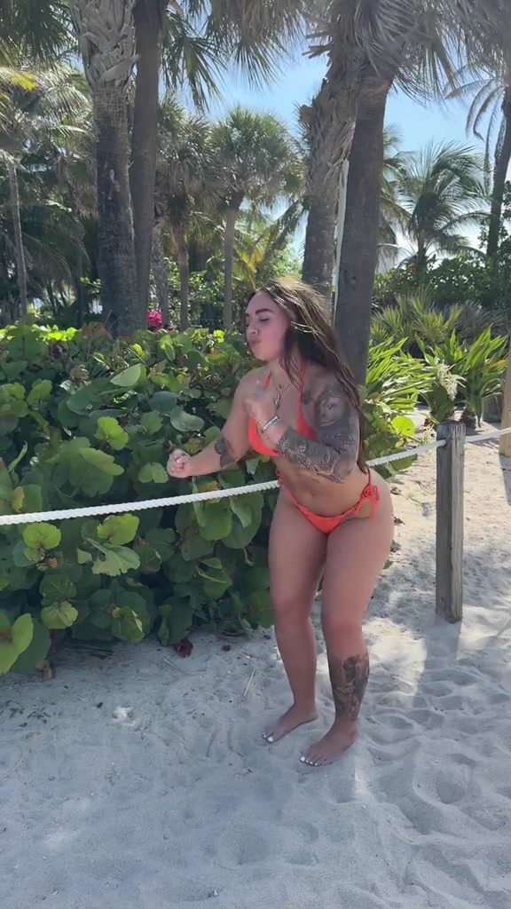Abby Berner Sexy on the beach Hot Videos